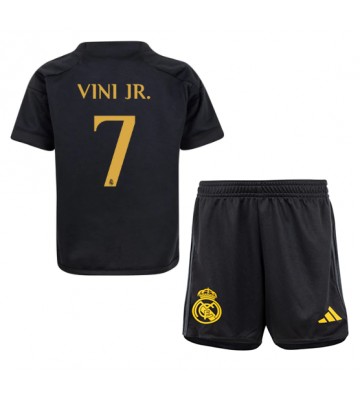 Maillot de foot Real Madrid Vinicius Junior #7 Troisième enfant 2023-24 Manches Courte (+ pantalon court)